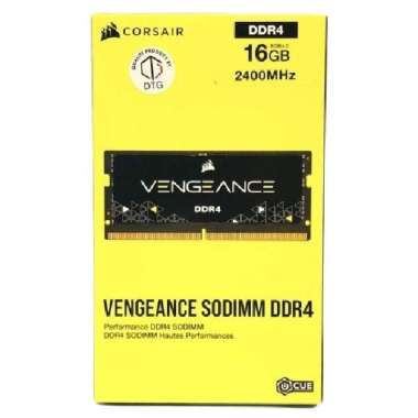 Ram sodimm corsair vengeance 16gb (2x8gb) ddr4 sodimm 2400mhz cl16