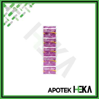 Fasidol Forte Paracetamol 650 mg Strip isi 10 Tablet