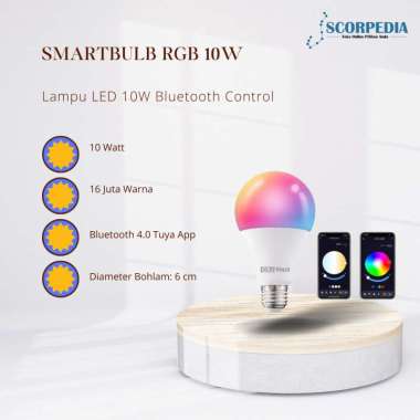 Lampu LED Bohlam Smartbulb Tuya App 10W Bluetooth