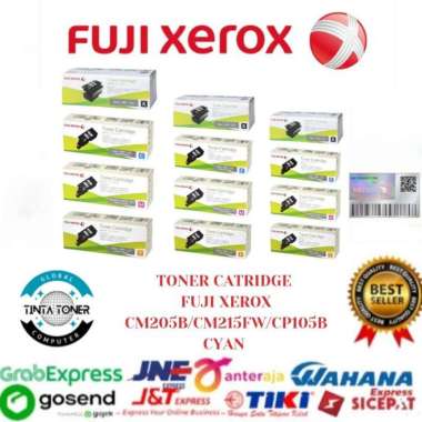 TONER CATRIDGE FUJI XEROX CM205 B/CM215 FW/CP105 B BK/COLOR ORIGINAL Merah