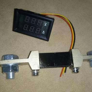DIGITAL VOLT METER AMPERE METER DC 100V 10A 300A+RSHUNT