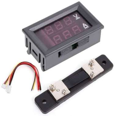 DIGITAL VOLT METER AMPERE METER DC 100V 10A 50A+RSHUNT