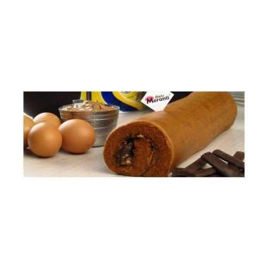 Meranti Bolu Gulung SPECIAL Double Coklat dg isi meses & coklat batang