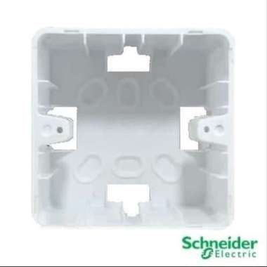 Schneider Outbow Dus LEONA OBL838348 OB Dus Tempel Kotak Putih