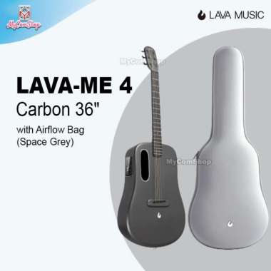 LAVA ME 4 CARBON FIBER ACOUSTIC GUITAR SIZE 36 WITH AIRFLOW BAG SPACE GREY global