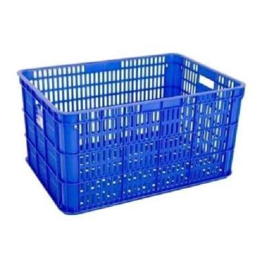 Box Kontainer Industri Green Leaf Krat Keranjang Paket Container Gelas