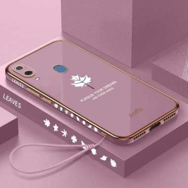 Promo Case Maple Samsung A20 / A30 Softcase Plating Terbaru Samsung A20 Ungu