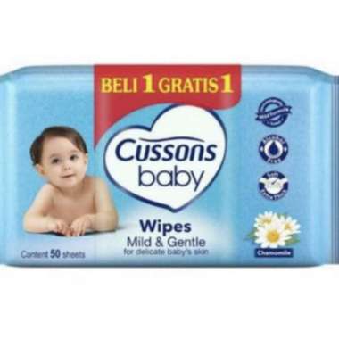 Tisu Basah Cussons Baby Wipes Buy 1 Get 1