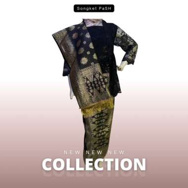 Songket Pash - Songket Palembang Atbm Motif Cantik Manis Gold Berbagai Macam Motif Dan Warna - Songk