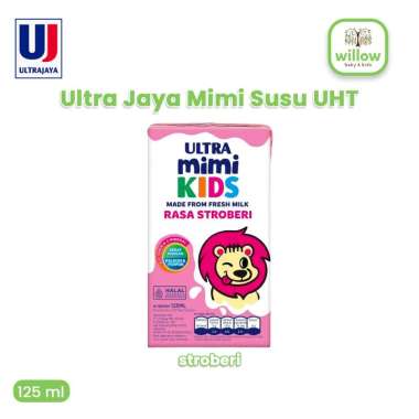 Susu UHT - Ultra Jaya Mimi Susu UHT 125Ml Stroberi