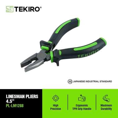 Tang Kombinasi Mini Tekiro Original PL-LM1288 Tang Jepit Kecil Potong Gagang Karet Anti Karat
