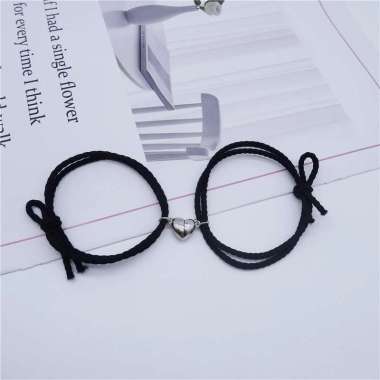 Raja Import G5277 (2PCS) Gelang Couple Magnet Love / Gelang Couple Pria Wanita / Gelang Fashion Kore