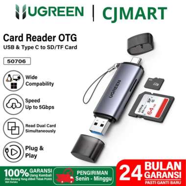 Card Reader Usb Type C & Usb A 3.0 UGREEN All In One 50706 USB C+A