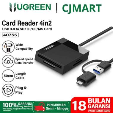 Card Reader Usb Type C & Usb A 3.0 UGREEN All In One 40755 USB 3.1