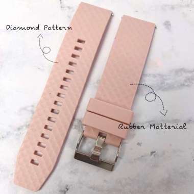 Strap silicon rubber 22mm tali Smartwatch samsung fitbit versa 2 GT