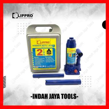 LIPPRO 8610R-2 Dongkrak Botol 2 Ton - Hydraulic Bottle Jack Mobil Truk