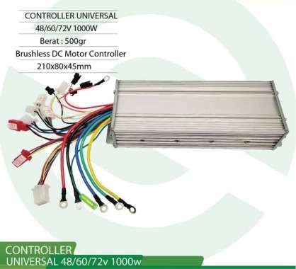 Controller universal bldc 48/60/72v 1000w