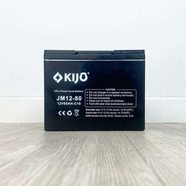 BATTERY UPS VRLA DEEP CYCLE/SOLAR PANEL KIJO 12V 80AH BATTERY SOLAR PANEL 80AH 12V KIJO ORIGINAL
