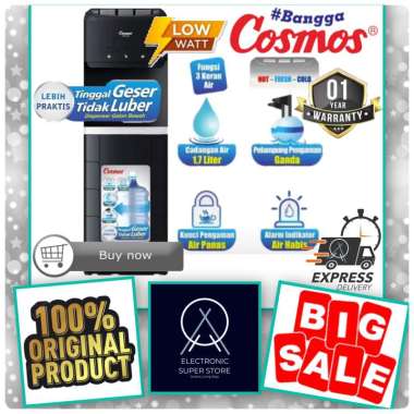 DISPENSER COSMOS CWD7601 CWD-7601 7601 SUPER LOW WATT GALON BAWAH DISPENSER COSMOS