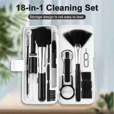 ZUIDID Alat Pembersih Keyboard Cleaning Brush 18in1 Q10 Kiboard Komputer Keyboard Murah Lucu Untuk L