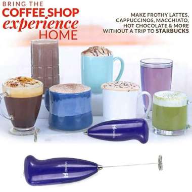 HONGXIN Hand Mixer Mini Pembuih Kopi Susu Milk Frother Battery Power MS-3089 Bottle Kopi Plastik Adu