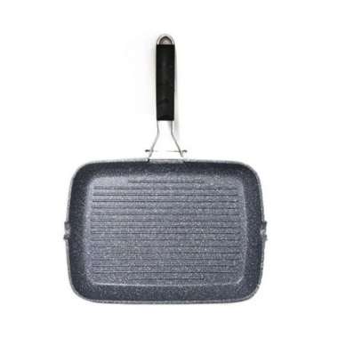 Wajan Grill Pan Marble Aluminium Anti Lengket 36 x 27 CM AKEBONNO
