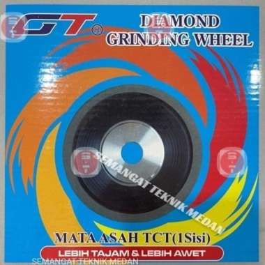 DIAMOND ASAH 6S1 POLES MATA TCT 6" GRIT 240 1sisi 1 Sisi 6 " Inch GT
