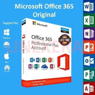 Microsoft Office 365 Personal Original License 3 TAHUN