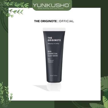 The Originote BHA Charcoal Clay Mask - Masker Wajah Murah bpom