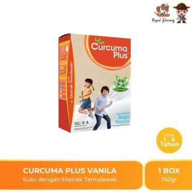 Curcuma Plus Susu Bubuk Ekstrak Temulawak Vanila 750gr