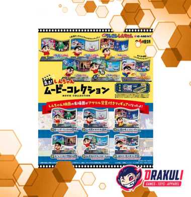 Toys Re-Ment Crayon Shinchan Movie Collection (Set of 6)