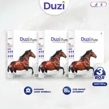 Susu Kuda Duzi Pure Bubuk Asli Herbal Lombok Paket 3 Box