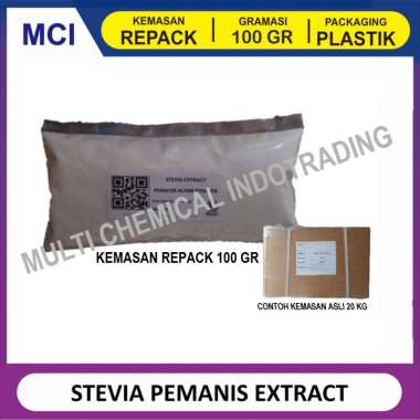STEVIA EXTRACT POWDER PEMANIS ALAMI - 100 GR
