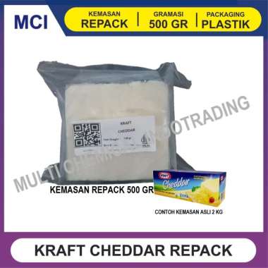 KEJU KRAFT CHEDDAR - 500 GR / KEJU CHEDAR KRAFT