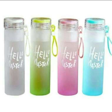 Botol Minum Kaca Hello Master
