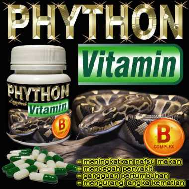 PHYTON VITAMIN BUBUK KAPSUL SUPLEMEN KESEHATAN ULAR PITON SANCA KEMBANG GTP MOLU BOA CORN SNAKE MILK