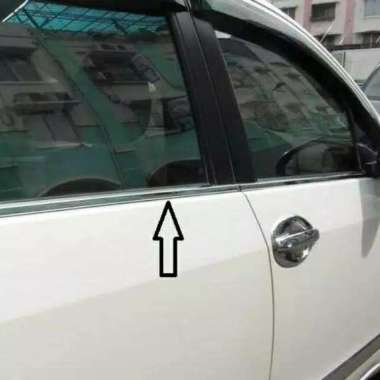 List Lis kaca samping All New Avanza Xenia 2012 - 2020 Besi Chrome