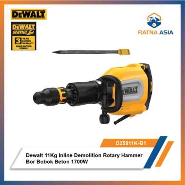 Dewalt D25911K 11Kg Demolition Rotary Hammer Bor Bobok Beton 1700W Inline Demolition Hammer