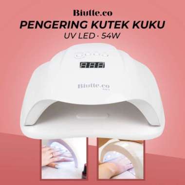 Alat Pengering Kutek Kuku UV LED Nail Dryer 54W 50000 Jam SUNX - White White