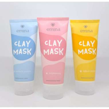 EMINA Clay Mask 60ml Sebum - Kuning