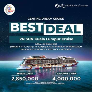 RESORT WORLD CRUISE - GENTING DREAM - 2N SUN KUALA LUMPUR CRUISE (EX-SINGAPORE) INSIDE