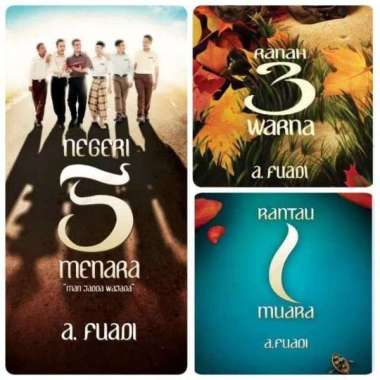 Paket Novel Trilogi Negeri 5 Menara Ahmad Fuadi