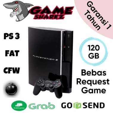 PS3 PS 3 SONY PLAYSTATION 3 FAT HDD 80GB 120GB - 1 STIK