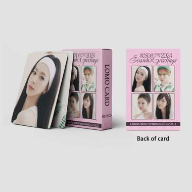 photocard aespa 2024 Season's Greetings 2sisi 55pcs agk132 photocard saja