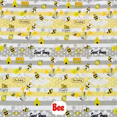 Kasur Ayunan Kain dan Rotan dilengkapi Bantal Bayi Bahan Dacron Empuk Halus Motif Karakter Lucu kasu