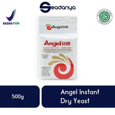 Angel Instant Dry Yeast Ragi Instant 500g - Pengembang Roti , Kue , Makanan - Halal MUI & BPOM