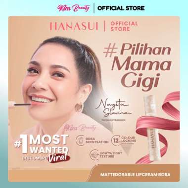 Hanasui Mattedorable Lip Cream Boba Edition 05 Creamy Peach
