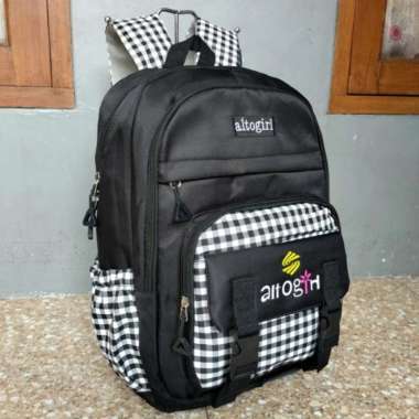 Tas Ransel Alto / Tas Anak Perempuan / Tas Alto Original - Pink Hitam