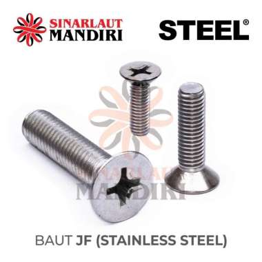Baut JF Stainless Steel / Machine Screw SS M 8 x 40