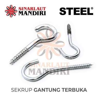 Sekrup Gantung Terbuka No 10 / Hook Hanger Screw "ECERAN KHUSUS"